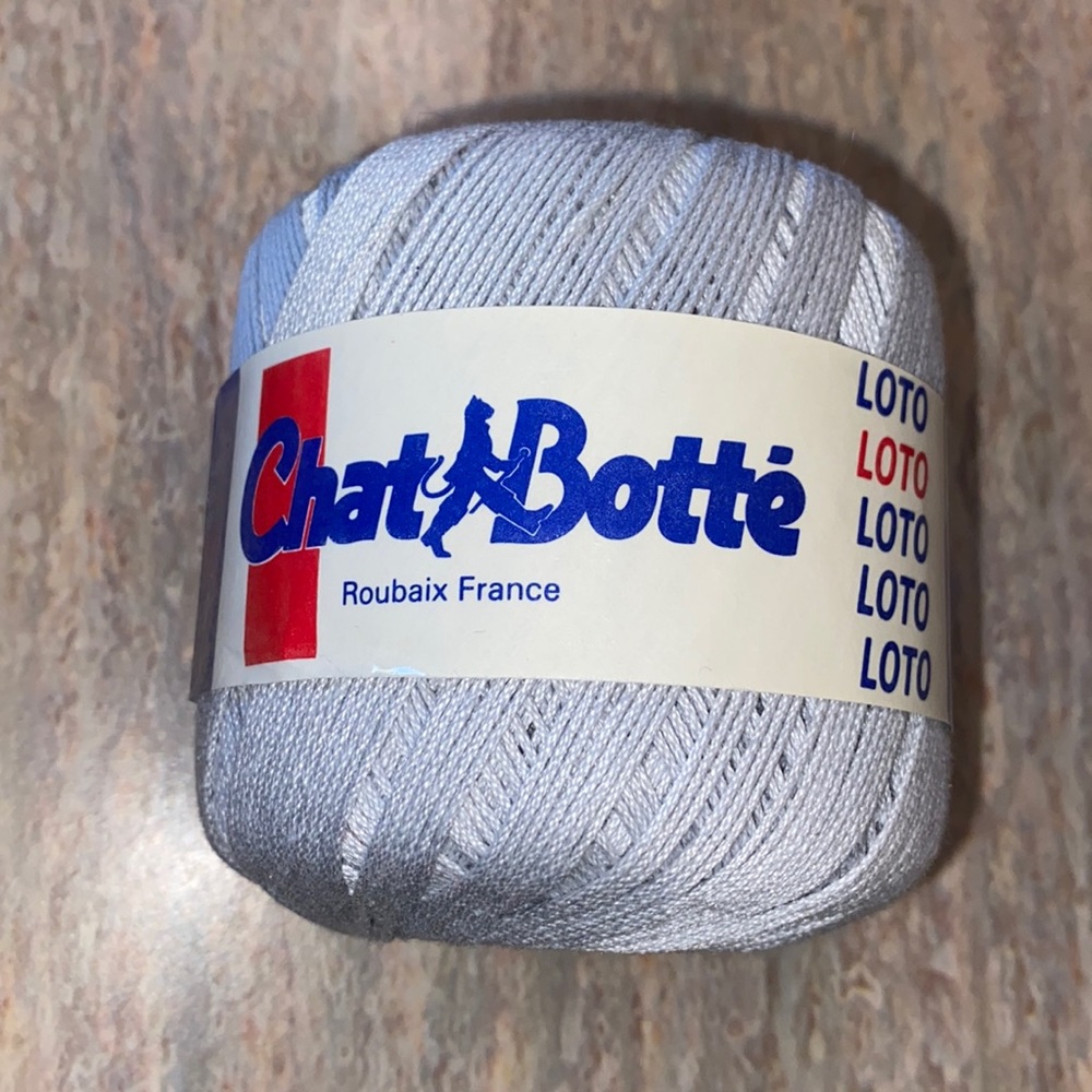 Loto Crochet Thread — Light Gray